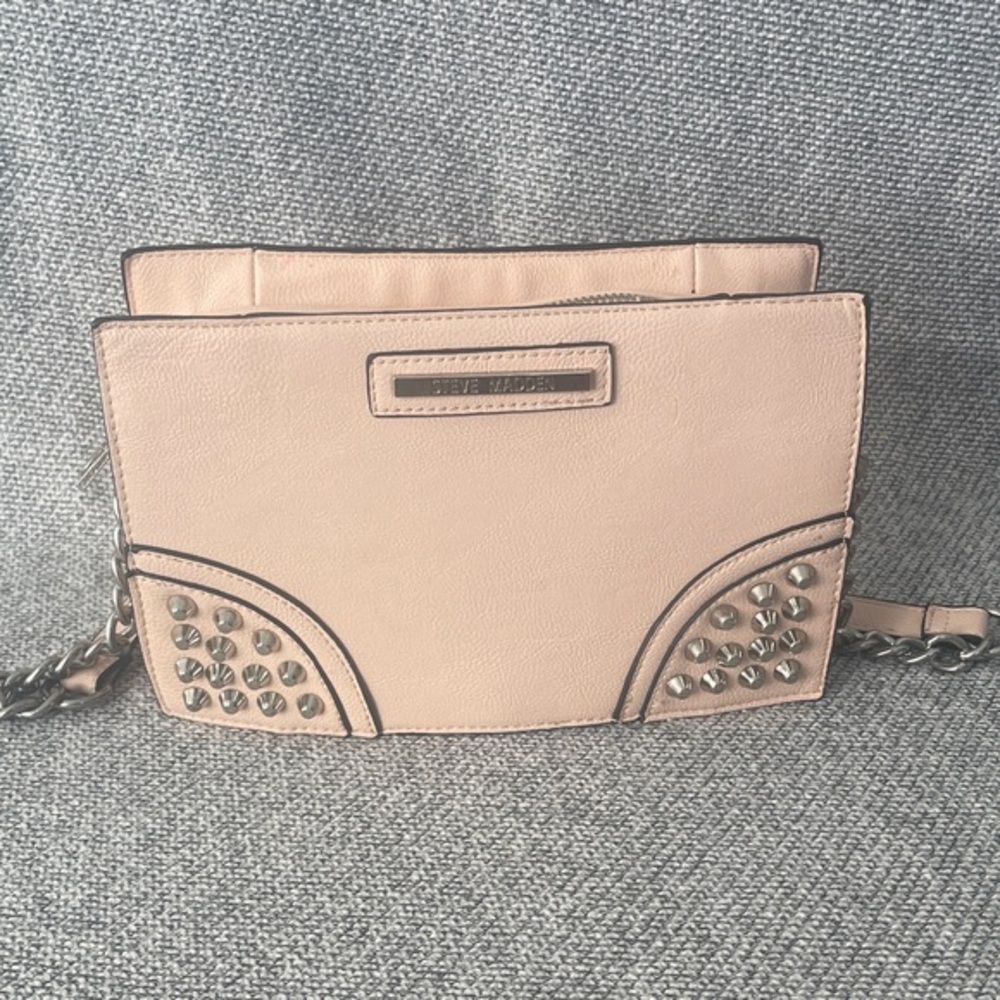 Steve Madden Blush Studded Crossbody Bag